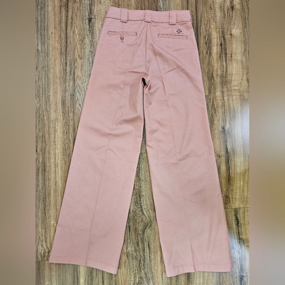New Dickies Women's Stonewashed Wide Leg Work Pants - Picture 2 of 9